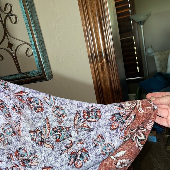 Maurices NWT short sleeve kimono cardigan top light weight size 3X lavender - Picture 3 of 5